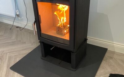 why log burners smoke on startup